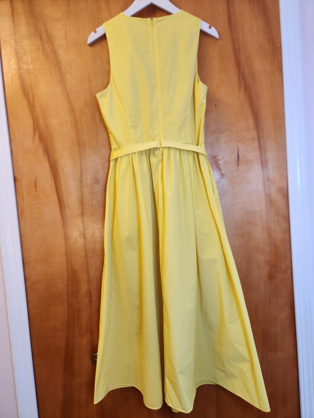 Toccin Women's Twist Front Dress in Yellow, Size 8, $445 - Picture 7 of 15